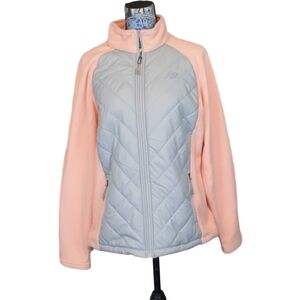 NEW balance peach and gray zipped jacket l…